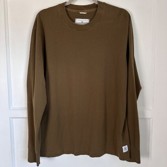 Reigning Champ Other - Men's Reigning Champ Midweight Jersey Long Sleeve T-Shirt Moss, Size M